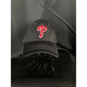 ’47 Brand Philadelphia Phillies Black Stretch Fit Hat Baseball Cap